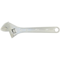 AW-12 Adjustable Wrench, 12" L, 1-1/2" Max Width, Chrome Equipex