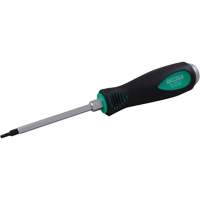 Square Recess Screwdriver, #0 Tip, Round, 7-3/8" L, Cushion Grip Handle Equipex