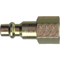 Automatic One-Handed Quick Disconnect, Brass, 3/8" x 1/4" Equipex