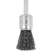 E050-12 Shaft Mounted Crimped End Brush, 1/2", 0.012" Fill, 1/4" Shank Equipex