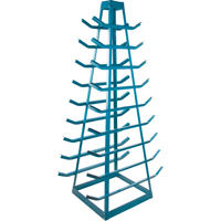 Bar Storage Racks - Horizontal Bar Racks, Horizontal, 9 Levels, 18" W x 40" D x 84" H, 1800 lbs. Cap. Equipex