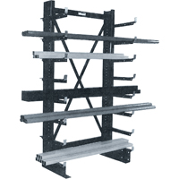 Single-sided Minitree&reg; Cantilever Rack, 36" W x 76-3/16" H Equipex