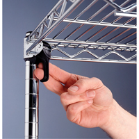 &eacute;tag&egrave;res super ajustables Super Erecta, 4 Tablettes, 36" la x 62-9/16" h x 18" p Equipex