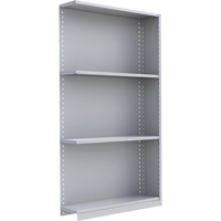 Interlok Shelving Unit, Steel, Boltless, 450 lbs. Capacity, 48" W x 88" H x 24" D Equipex