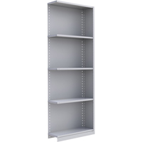 Interlok Shelving Unit, Steel, Boltless, 800 lbs. Capacity, 36" W x 100" H x 24" D Equipex