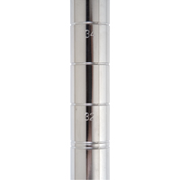 Montant pour &eacute;tag&egrave;res en treillis chromat&eacute; &agrave; usage standard, 63" ha Equipex