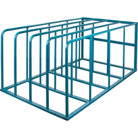 Standard Vertical Sheet Racks, 84" W x 50" D x 36-3/4" H, 4000 lbs. Capacity Equipex