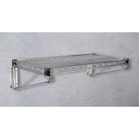 Tablette en treillis pour &eacute;tag&egrave;re robuste en treillis chromat&eacute;, 30" la x 14" p, Capacit&eacute; de 800 lb Equipex