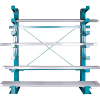 Cantilever Bar-Stock Racking - Light-Duty, Single Sided, 12" Arm, 75" H Equipex