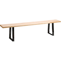 Banc pour vestiaire, Bois, 48" lo x 9-1/2" la x 16-1/2" h Equipex