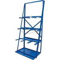 Bar Storage Rack, Vertical, 3 Levels, 36" W x 24" D x 84" H, 3000 lbs. Cap. Equipex