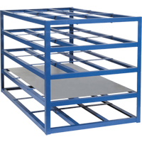 Horizontal Sheet Racks, 103" W x 55" D x 48" H, 2000 lbs. Capacity Equipex
