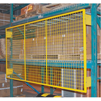 Grilles de protection arri&egrave;re pour palettier, 96" la x 48" h, Ferrures de 6" Equipex