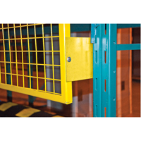Grilles de protection arri&egrave;re pour palettier, 96" la x 48" h, Ferrures de 6" Equipex