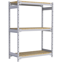 &eacute;tag&egrave;re-classeur de grande largeur, Acier, 3 Tablettes, 42" la x 18" p x 60" h Equipex