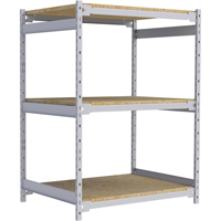 &eacute;tag&egrave;re-classeur de grande largeur, Acier, 3 Tablettes, 42" la x 32" p x 60" h Equipex