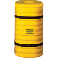 Protecteur de colonne, Ouverture int&eacute;rieure 12" x 12", 24" lo x 24" la x 42" h, Jaune Equipex
