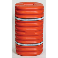 Protecteur de colonne, Ouverture int&eacute;rieure 6", 24" lo x 24" la x 42" h, Orange Equipex
