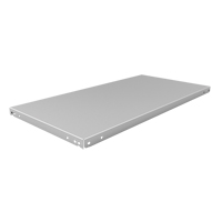 Tablette &agrave; corni&egrave;re perfor&eacute;e, Acier galvanis&eacute;, 36" la x 18" p Equipex