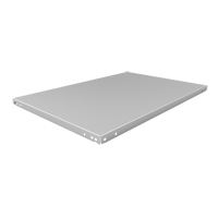 Slotted Angle Shelf, Galvanized Steel, 48" W x 24" D Equipex