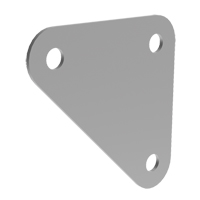 Goussets pour corni&egrave;re perfor&eacute;e Equipex