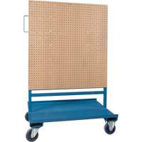 Bin/Pegboard Combo Rack, Double-sided, 38" W x 24-1/2" D x 55" H Equipex