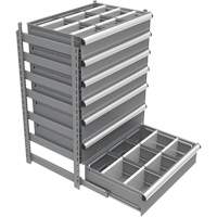 Cabinet d'entreposage &agrave; tiroirs int&eacute;gr&eacute; Interlok Equipex