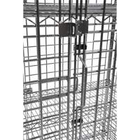 Security Cart, Chrome Plated, 48" x 69" x 24", 500 lbs. Capacity Equipex