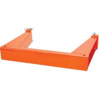 Supports en U empilables, 25" la x 4" p, Capacit&eacute; de 10 000 lb Equipex