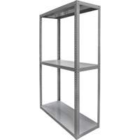 &eacute;tag&egrave;re robuste, Acier, Boulonn&eacute;, Capacit&eacute; 3000 lb, 36" la x 72" h x 24" p Equipex