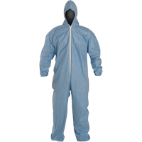 ProShield&reg; 6 SFR Coveralls, Large, Blue, FR Treated Fabric Equipex
