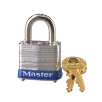Pin Tumbler Padlock, Keyed Alike, Laminated Steel, 1-9/16" Width Equipex