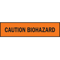 Barricade Tape, English, 3" W x 1000' L, 3.5 mils, Black on Orange Equipex