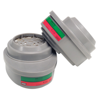Cartouches pour respirateurs Advantage, Cartouche gaz/vapeur, Ammoniac/M&eacute;thylamine Equipex