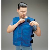 Vestes de refroidissement avec pochettes pour insertions, Grand, Bleu royal Equipex