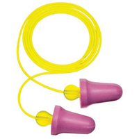 E-A-R No-Touch Foam Earplugs, Pair - Polybag, Corded Equipex