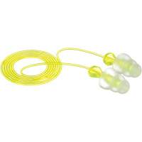 E-A-R Tri-Flange Reusable Earplugs, Corded, Bulk - Polybag, 26 dB NRR, One-Size Equipex