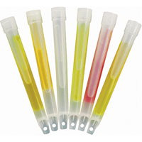 B&acirc;tons de s&eacute;curit&eacute; luminescents Cyalume 6", Rouge, Dur&eacute;e 30 min Equipex