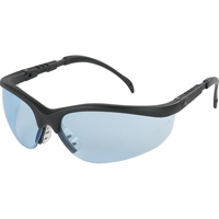 Lunettes de s&eacute;curit&eacute; Klondike, Lentille Bleu p&acirc;le, Anti-&eacute;gratignures, R&eacute;pond ou surpasse la norme CSA Z94.3 Equipex
