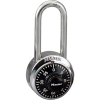 Padlock, Combination, Hardened Steel, 1-7/8" Width Equipex