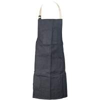 Aprons, Denim, 38" L x 28" W, Blue Equipex
