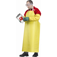 Tabliers ignifuges, N&eacute;opr&egrave;ne/Polyester, 48" lo x 35" la, Jaune Equipex