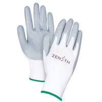 Gants l&eacute;gers enduits et respirants, 8/Moyen, R&ecirc;vetement Mousse de nitrile, Calibre 13, Enveloppe en Polyester Equipex