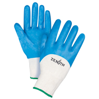 Gants enduits et tricot&eacute;s sans coutures de poids moyen, 8/Moyen, R&ecirc;vetement Nitrile, Calibre 13, Enveloppe en Coton Equipex
