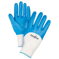 Seamless-Knit Medium-Weight Coated Gloves, 10/X-Large, Nitrile Coating, 13 Gauge, Cotton Shell Equipex