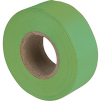 Rubans pour signalisation, 1,1875" la x 150' lo, Vert fluorescent Equipex