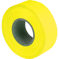 Rubans pour signalisation, 1,2" la x 150' lo, Jaune fluorescent Equipex