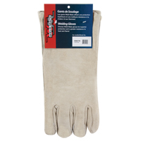Gants de soudeur de premi&egrave;re qualit&eacute;, Cuir de vache refendu, Taille Grand Equipex