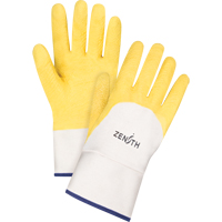 Gants enduits au fini rugueux, 10/T-Grand, R&ecirc;vetement Latex de caoutchouc, Enveloppe en Coton Equipex