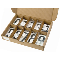 Pressure Sensitive Numbering, 0 to 9, 3-1/2" H, Black on White Equipex